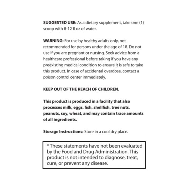 BCAA Shock Powder (Fruit Punch) instructions