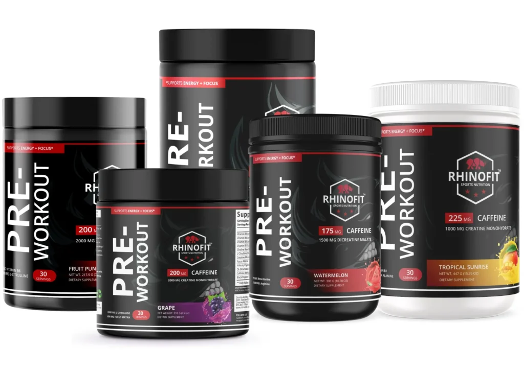 Image of RhinoFit's Pre-Workout Supplements